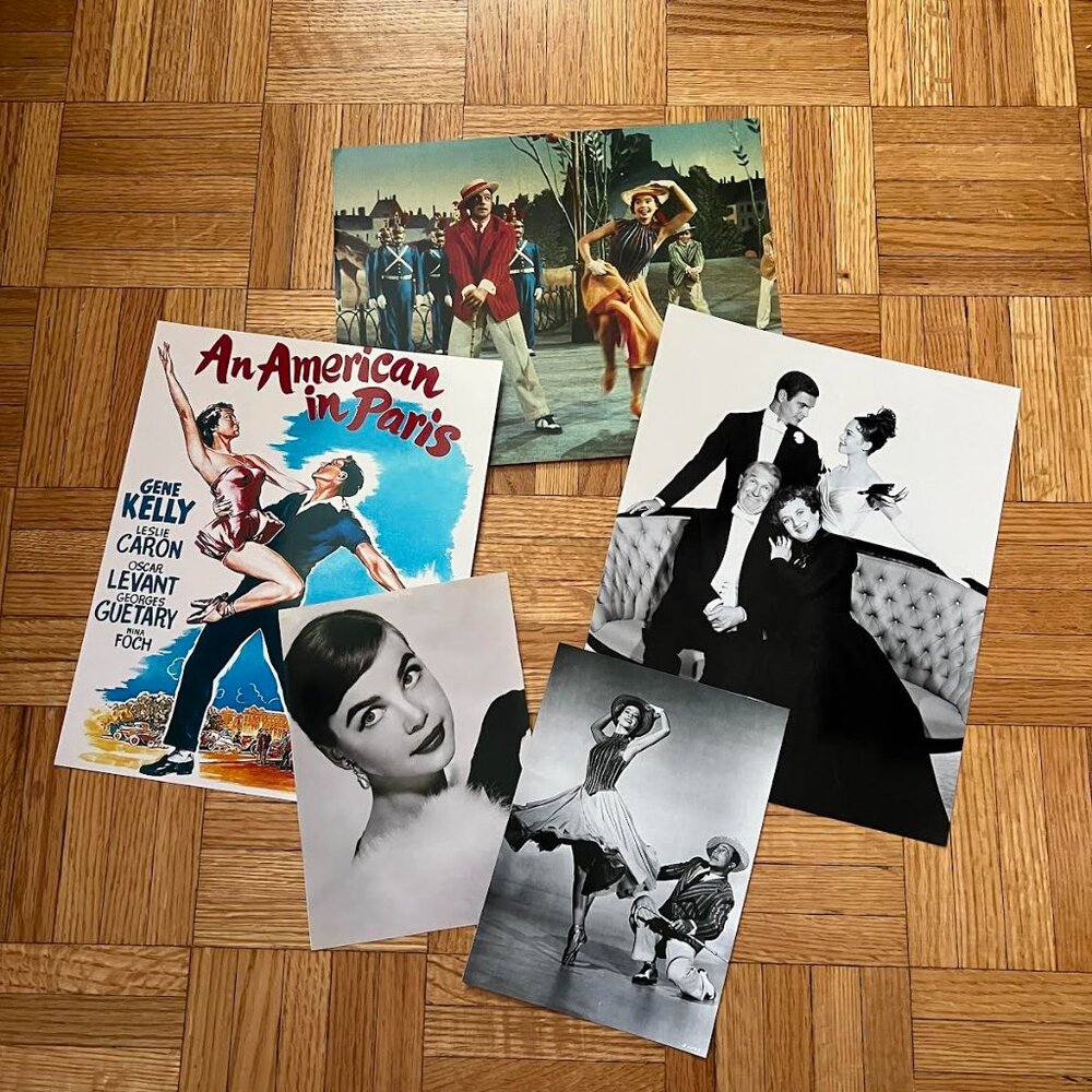 Leslie Caron Set of Five Photos 8x10 5x7 Actress Classic Golden Hollywood